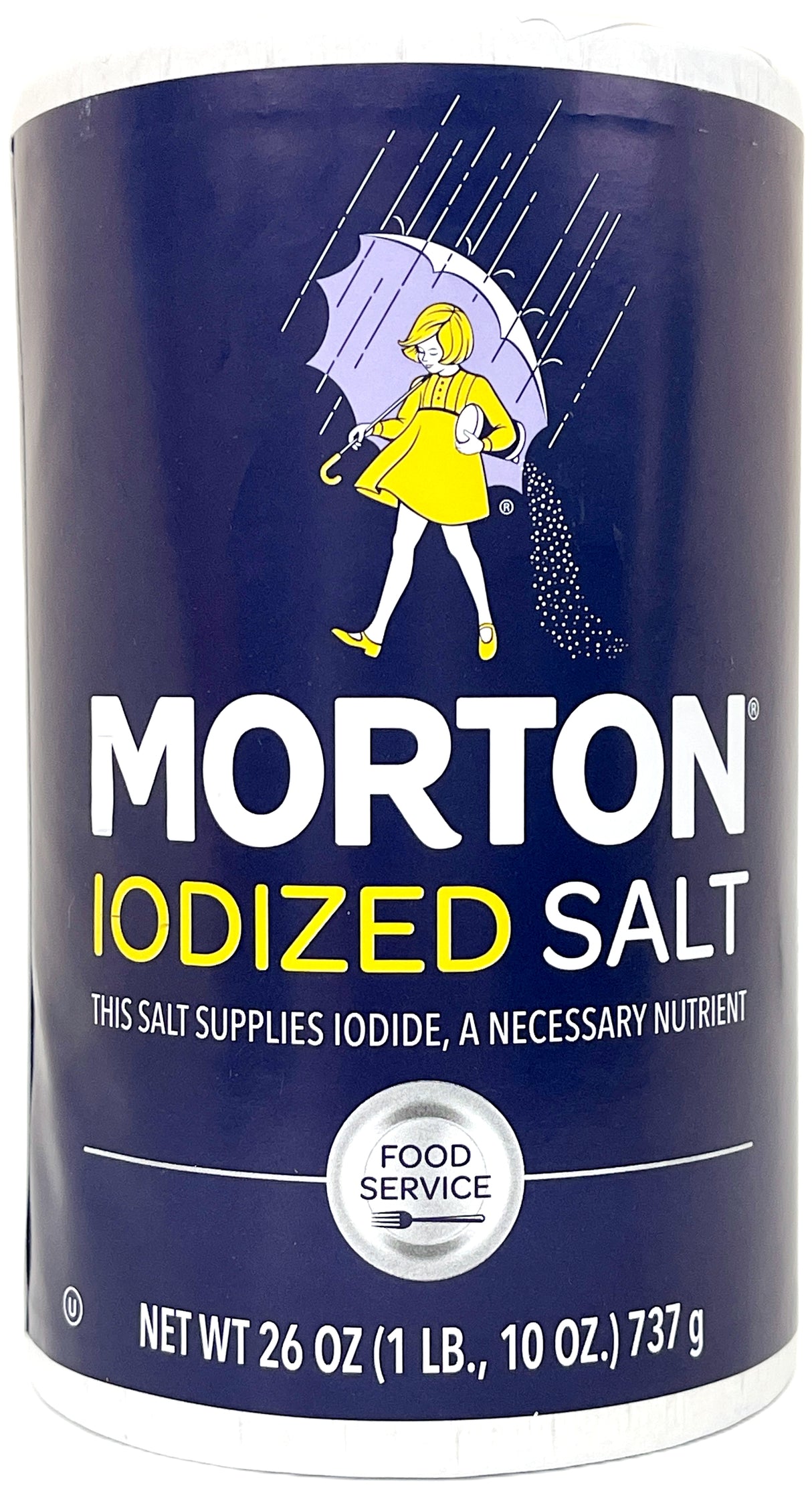 MORTON IODIZED SALT (26oz)