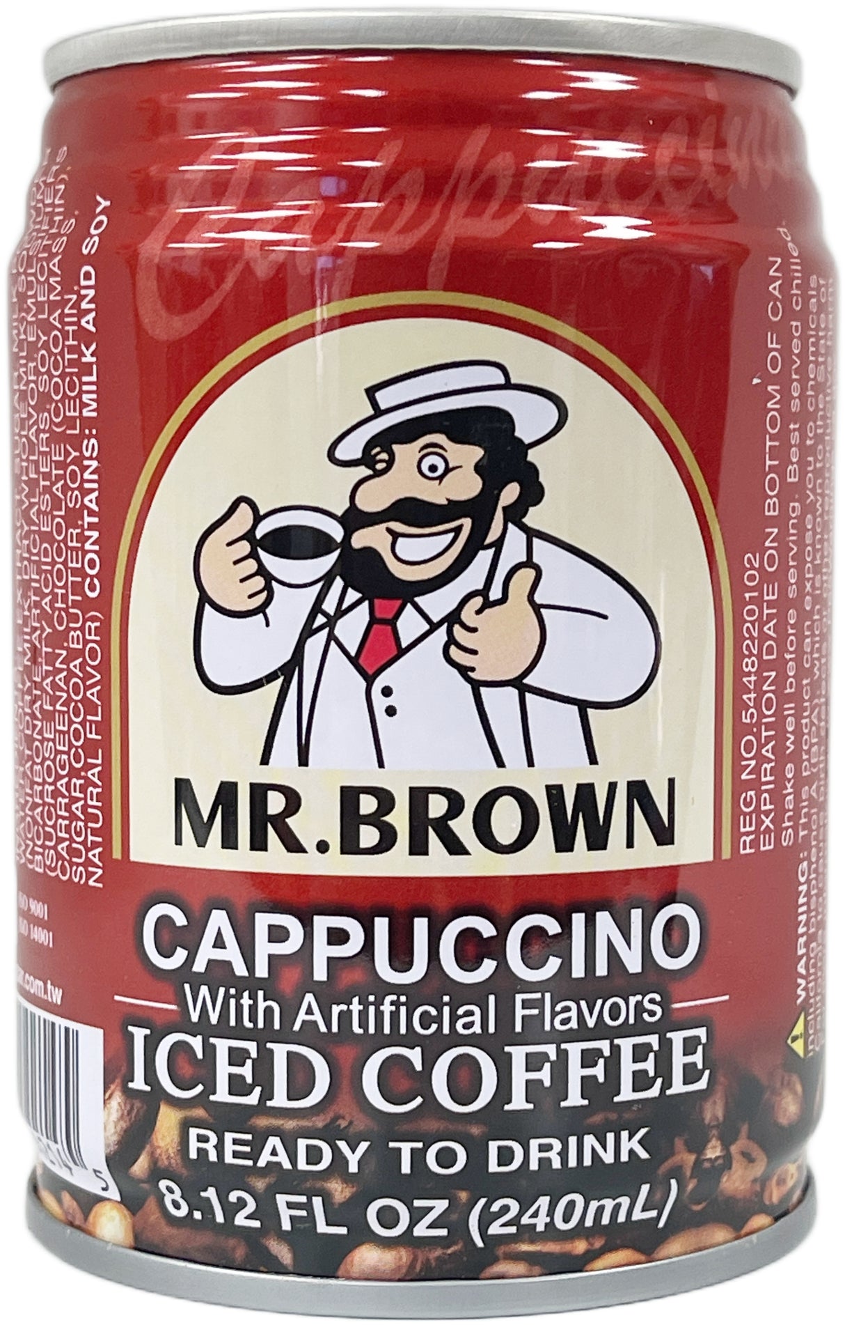 MR. BROWN ICED COFFEE - CAPPUCCINO (8.12oz)