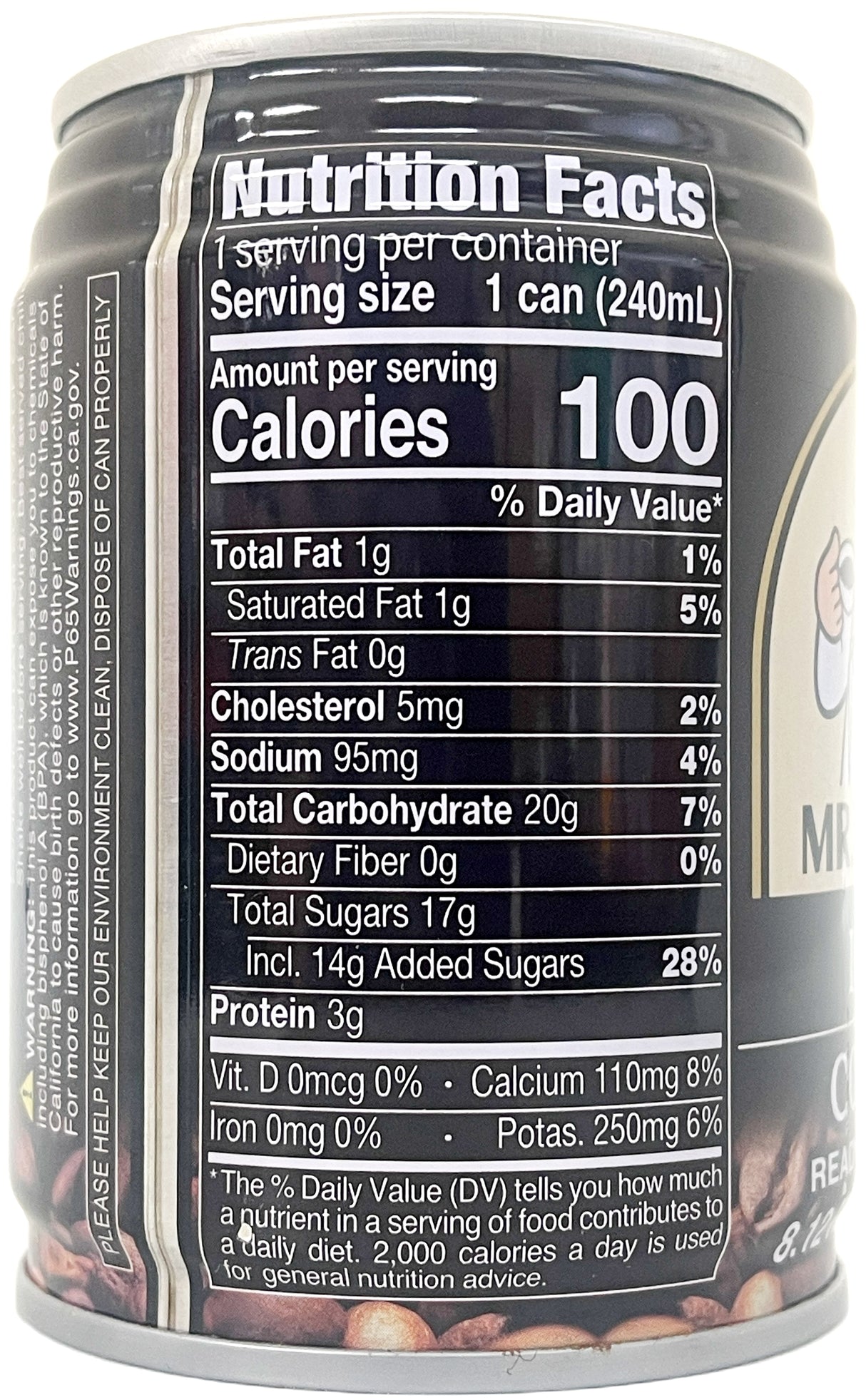 MR. BROWN ICED COFFEE - ORIGINAL (8.12oz)