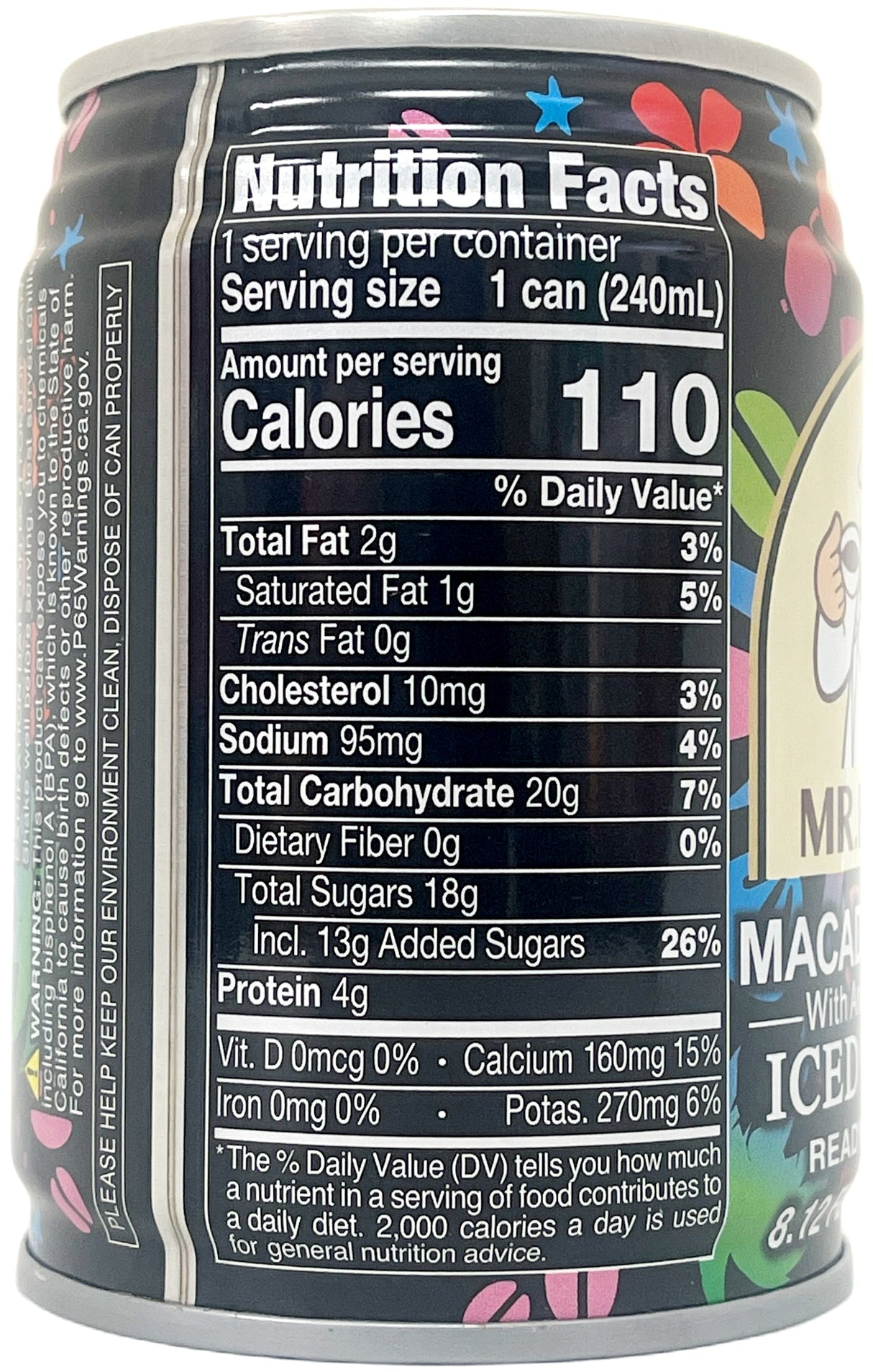 MR. BROWN ICED COFFEE - MACADAMIA NUT (8.12oz)