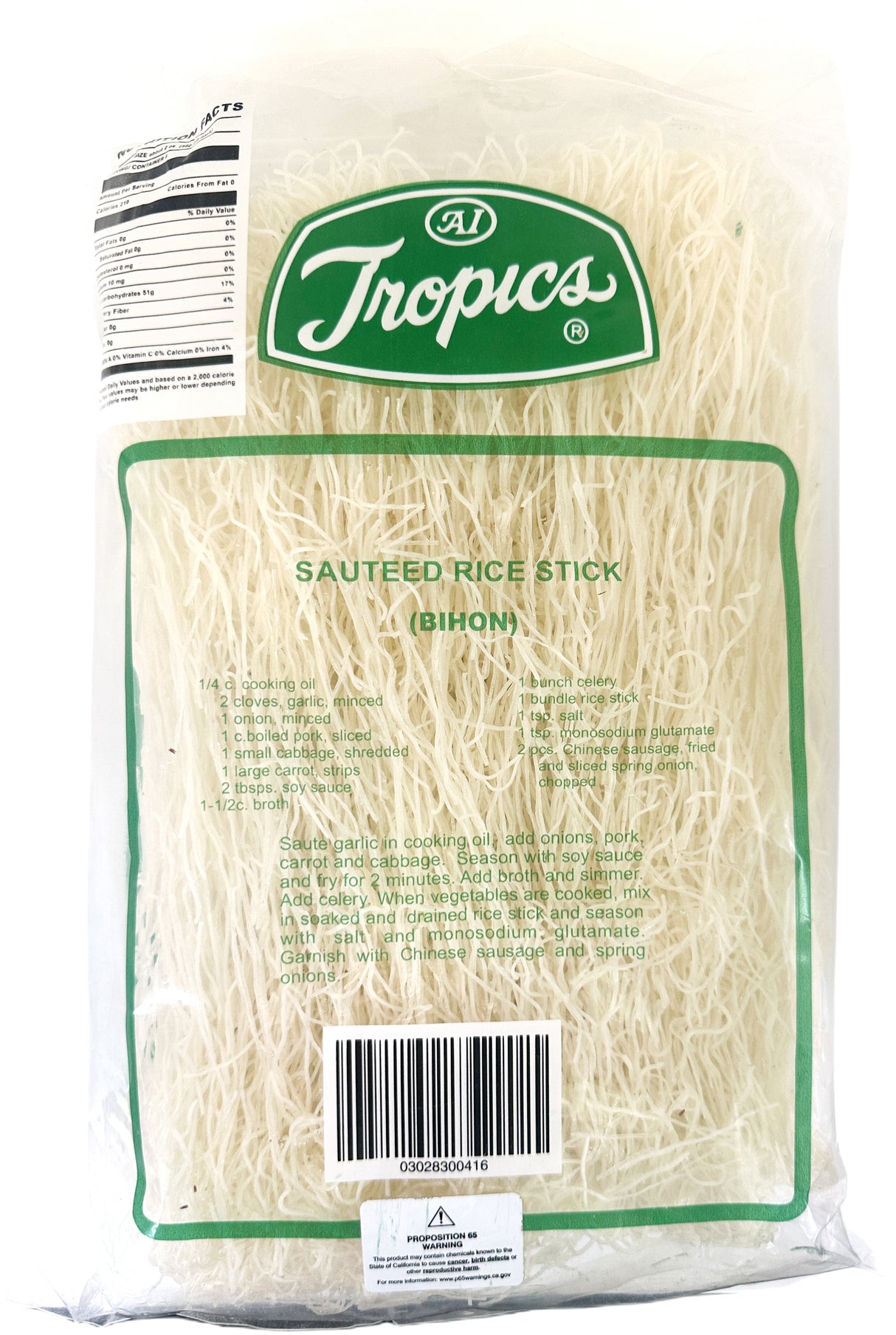 TROPICS BIHON RICE STICK (16oz)