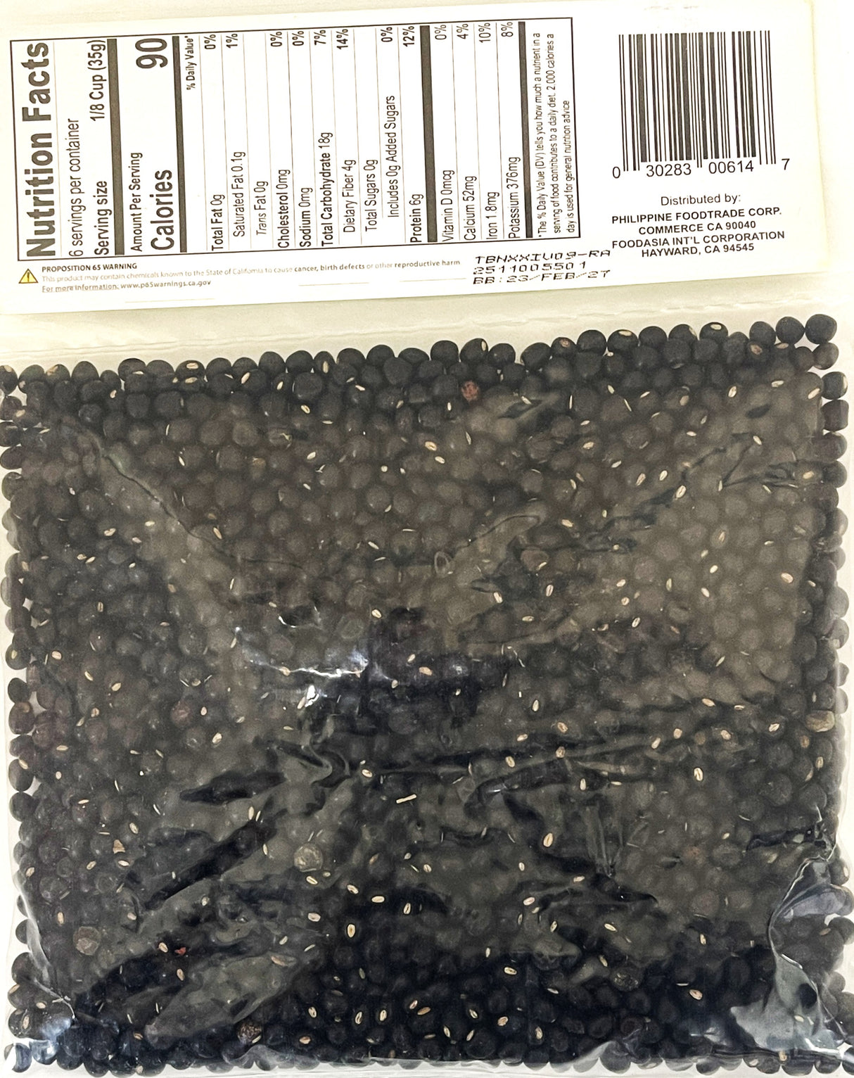 TROPICS BLACK BEANS (8oz)