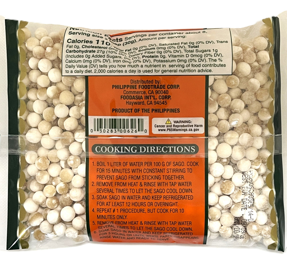 TROPICS TAPIOCA PEARL - LARGE (8oz)
