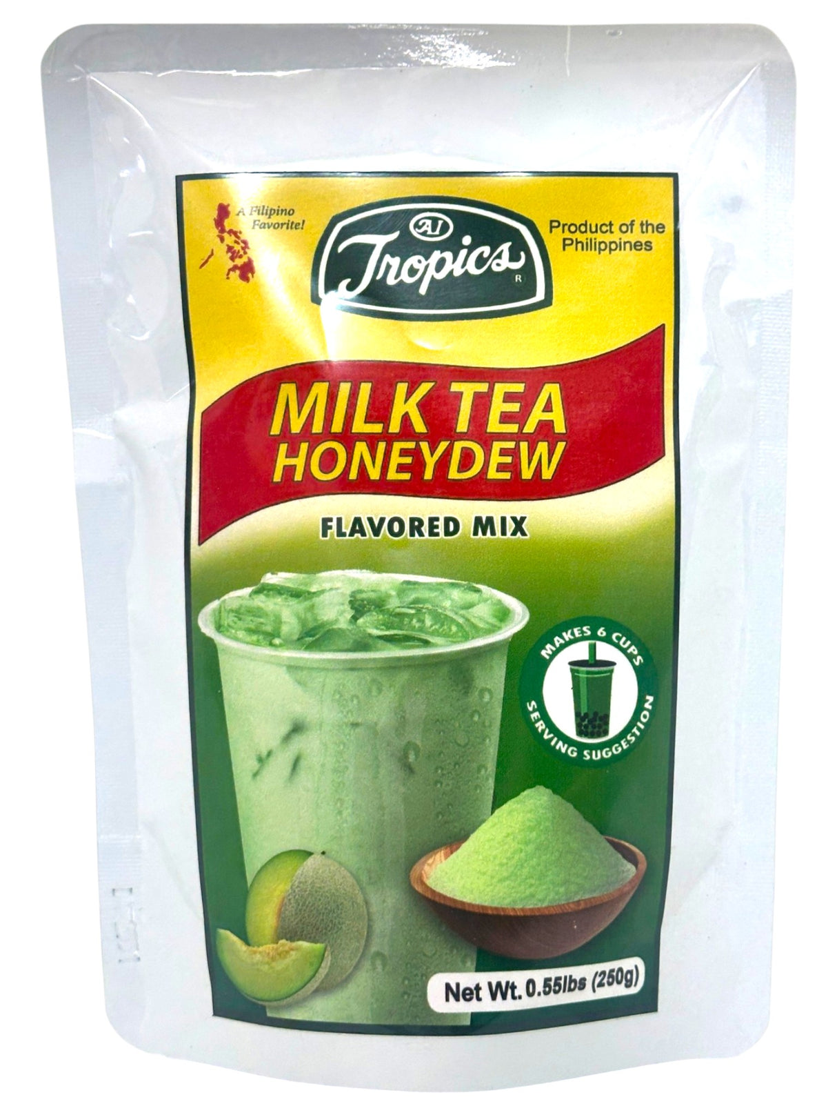 TROPICS MILK TEA MIX - HONEYDEW (8.8oz)