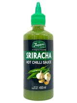 TROPICS GREEN SRIRACHA HOT CHILI SAUCE (15.2oz)