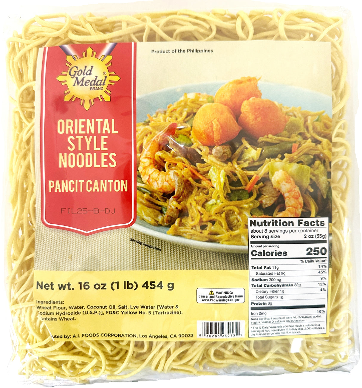 GOLD MEDAL PANCIT CANTON NOODLE (16oz)