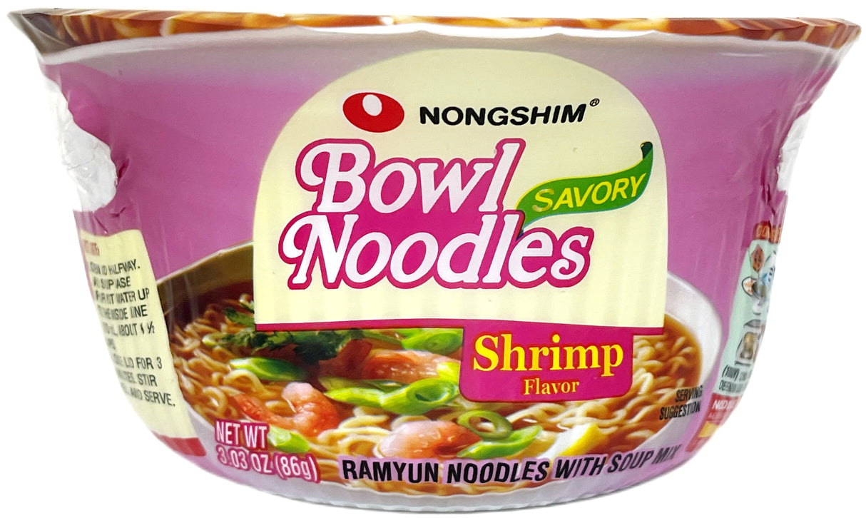 NONGSHIM BOWL NOODLE (3.03oz) - SHRIMP