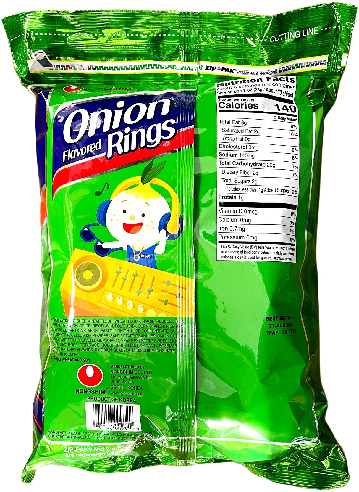 NONGSHIM ONION FLAVORED RINGS (5.99oz)