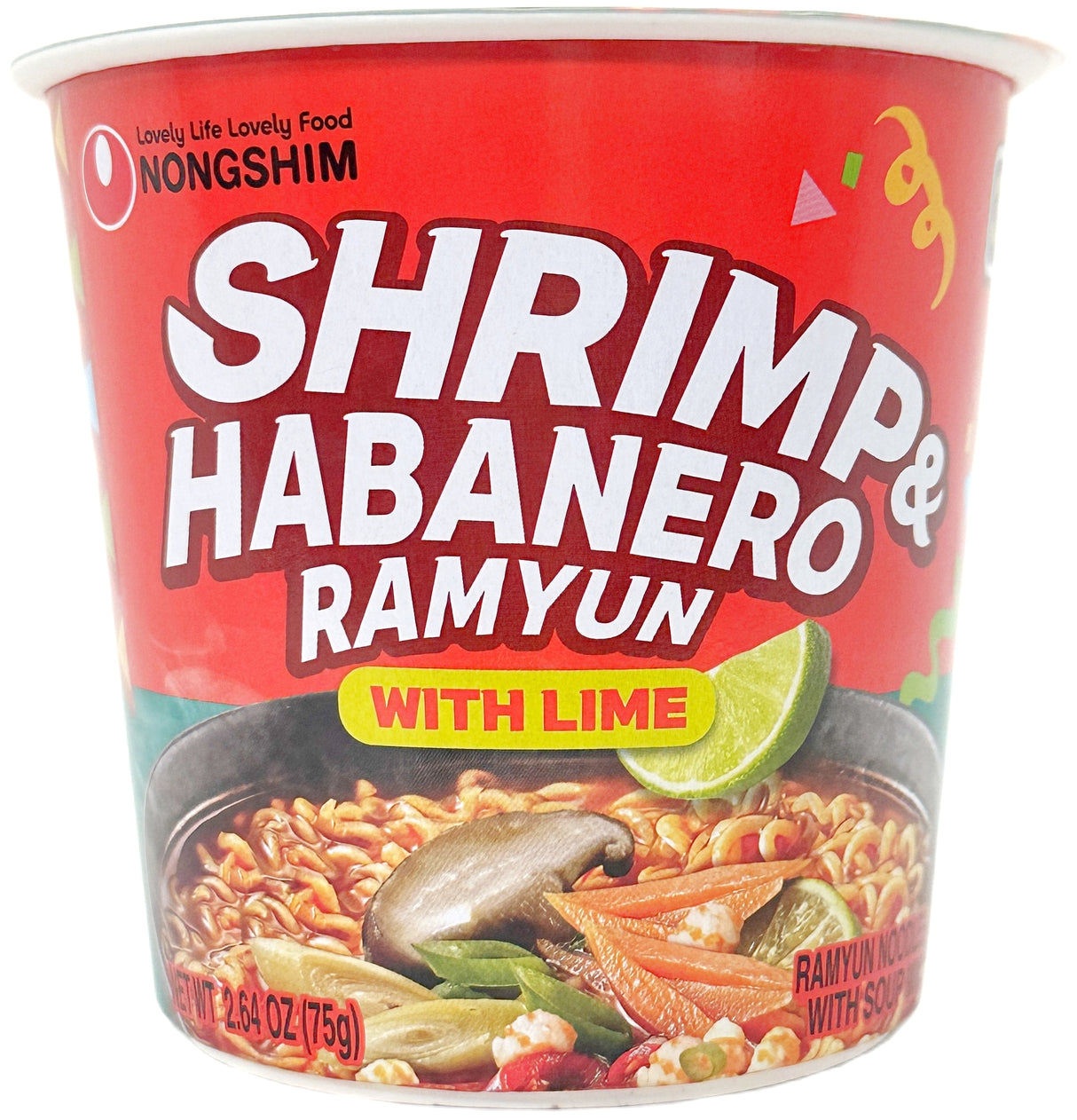 NONGSHIM SHRIMP & HABANERO RAMEN CUP (2.64oz)