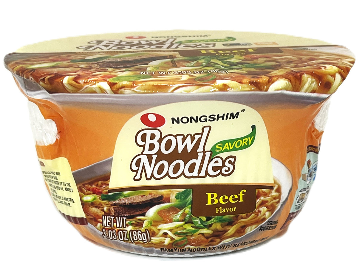 NONGSHIM BOWL NOODLE 3.03oz - BEEF