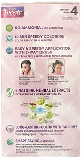 BIGEN SPEEDY HAIR COLOR - 4 (CHESTNUT)