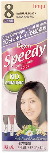 BIGEN SPEEDY HAIR COLOR REFILL - 8 (NATURAL BLACK)