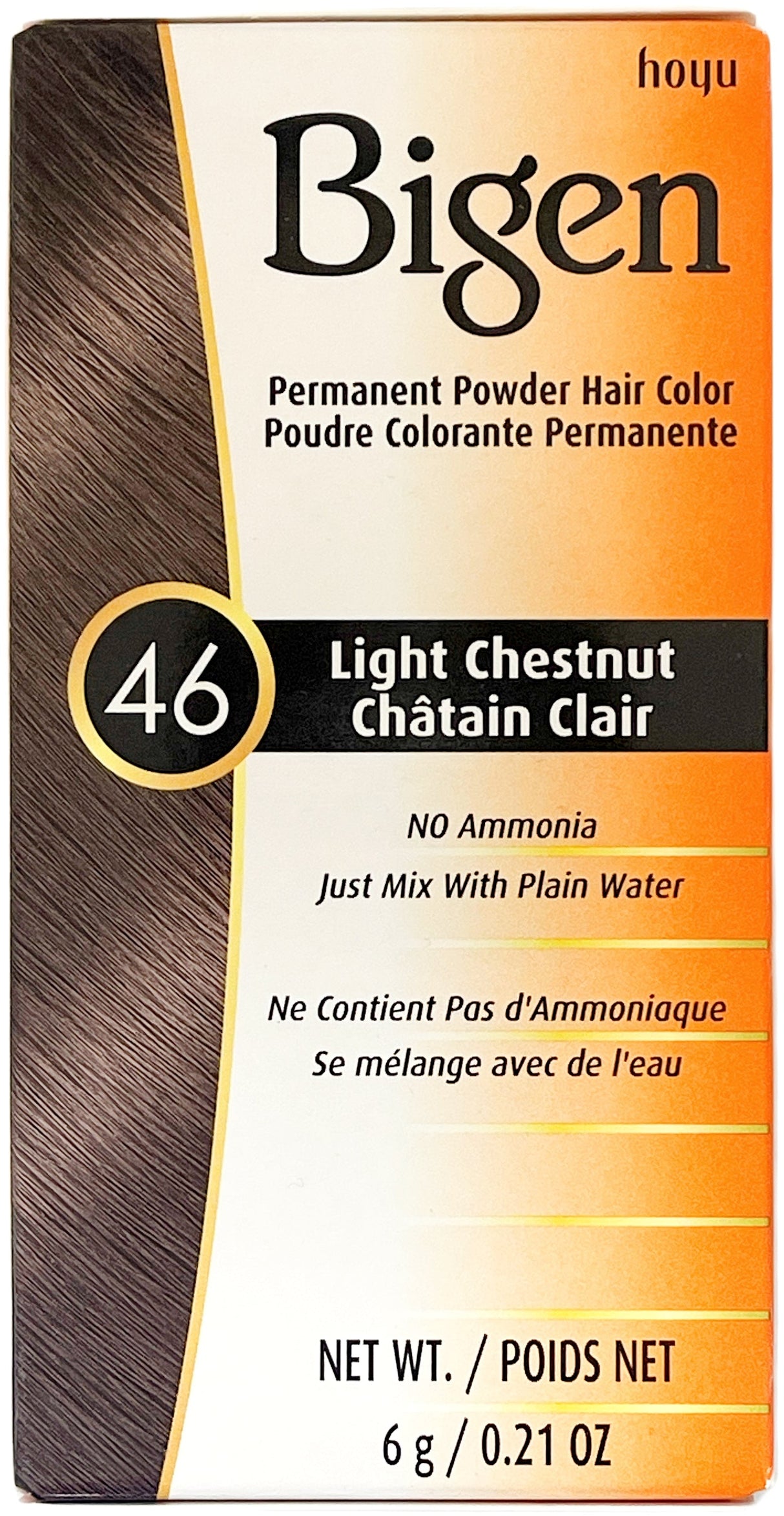BIGEN POWDER HAIR COLOR - 46 (LIGHT CHESTNUT)