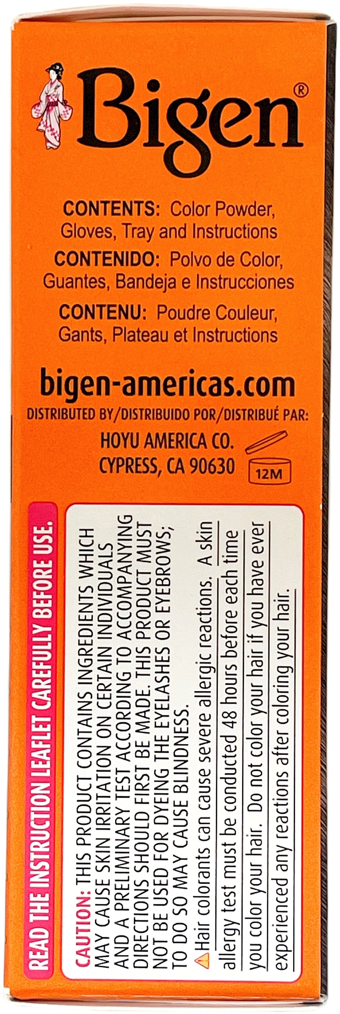 BIGEN POWDER HAIR COLOR - 46 (LIGHT CHESTNUT)