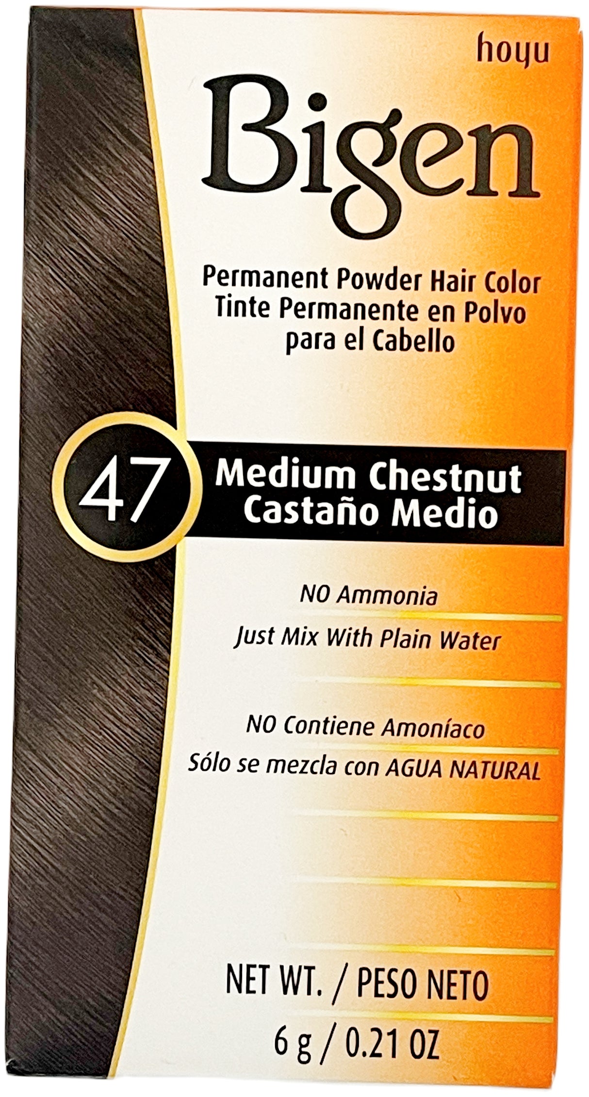 BIGEN POWDER HAIR COLOR - 47 (MEDIUM CHESTNUT)
