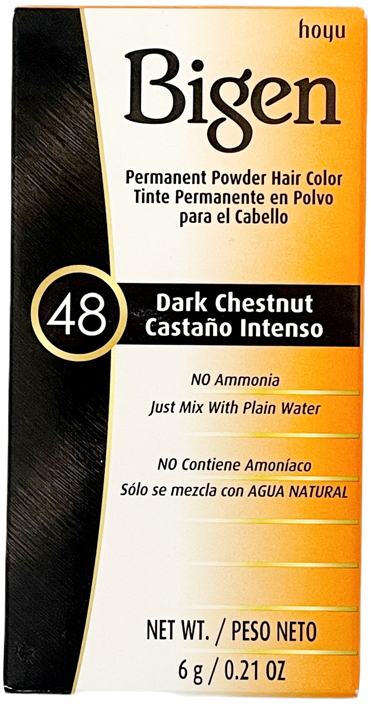 BIGEN POWDER HAIR COLOR - 48 (DARK CHESTNUT)