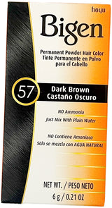 BIGEN POWDER HAIR COLOR - 57 (DARK BROWN)