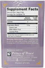 PRINCE OF PEACE BLOOD SUGAR TEA 18CT