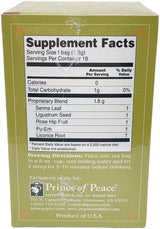 PRINCE OF PEACE DETOX TEA 18CT
