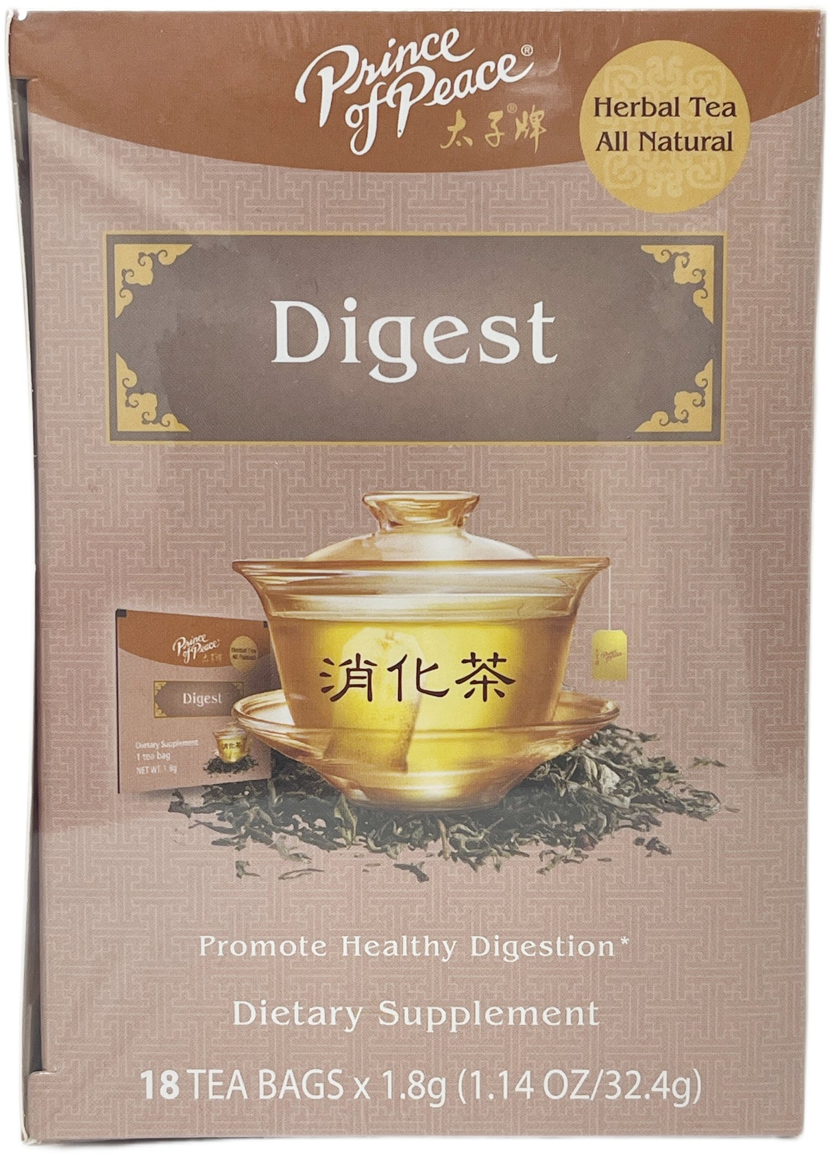 PRINCE OF PEACE DIGESTION TEA 18CT
