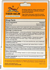 TIGER BALM PAIN RELIEF OINTMENT - REGULAR STRENGTH (.63oz)