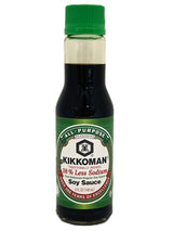 KIKKOMAN SOY SAUCE - 38% LESS SODIUM (5oz)