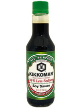 KIKKOMAN SOY SAUCE - 38% LESS SODIUM (10oz)