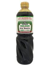 KIKKOMAN MILDER SOY SAUCE - 48% LESS SODIUM (33.8oz)