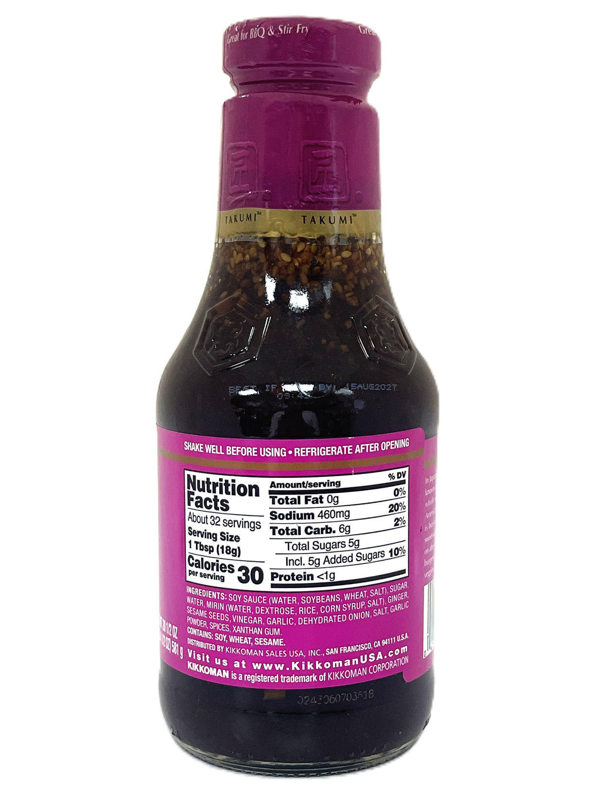 KIKKOMAN TAKUMI TERIYAKI SAUCE - ORIGINAL (20.5oz)