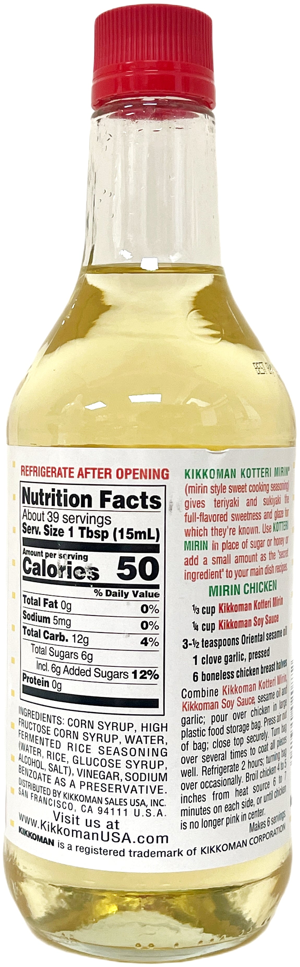 KIKKOMAN KOTTERI MIRIN (20oz)