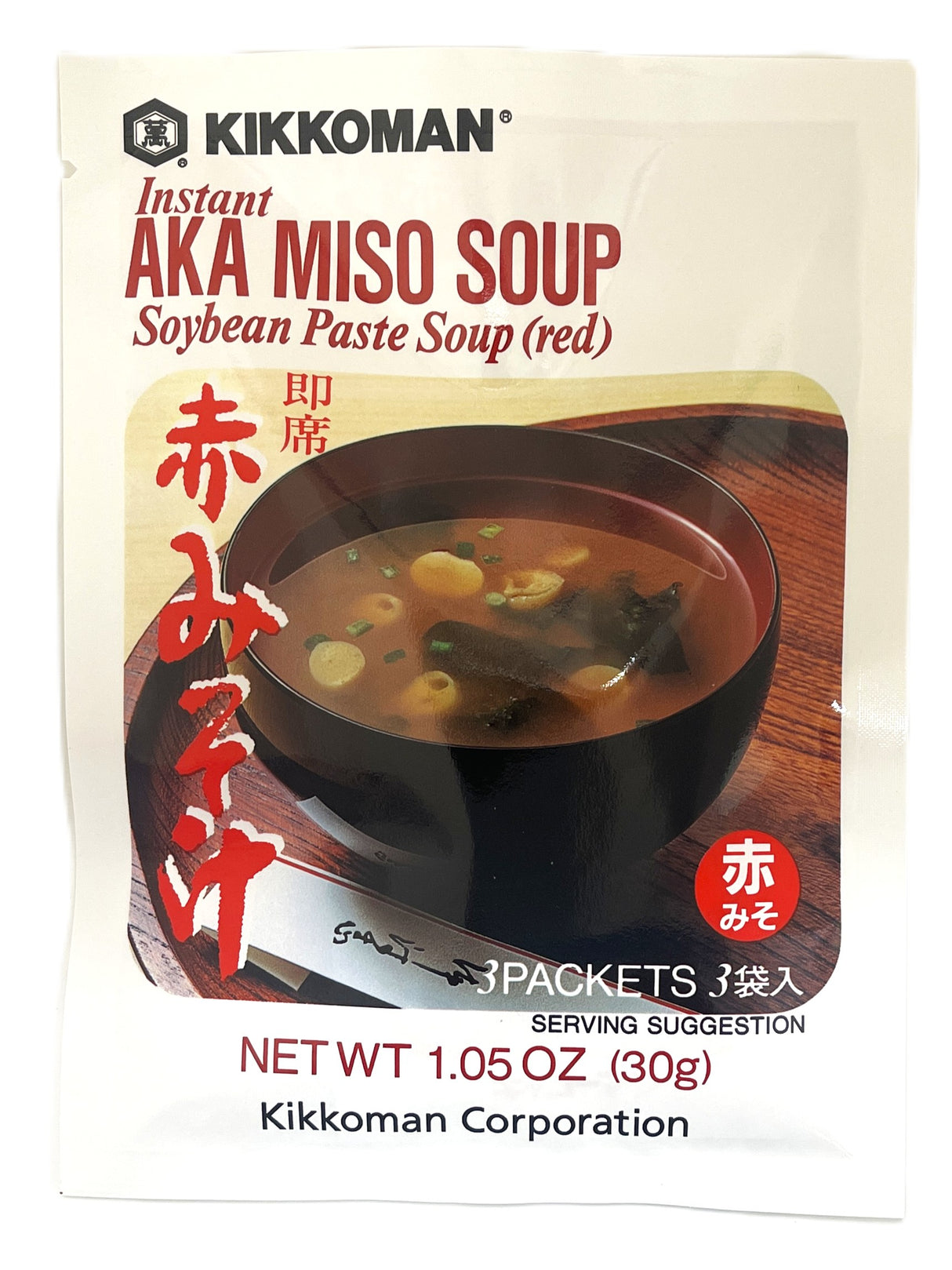 KIKKOMAN INSTANT AKA MISO SOUP (1.05oz)