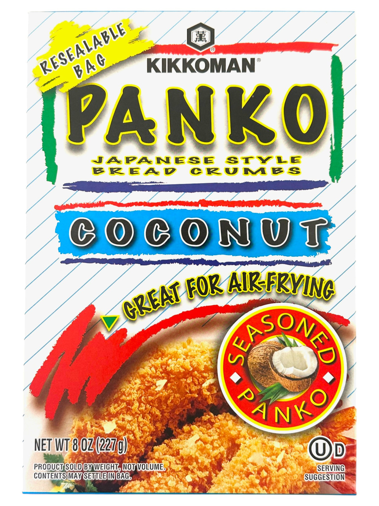 KIKKOMAN PANKO BREAD CRUMBS - COCONUT (8oz)