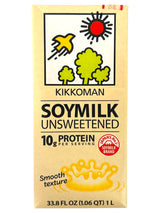 KIKKOMAN SOYMILK - UNSWEETENED (33.8oz)