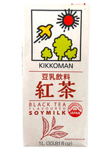 KIKKOMAN SOYMILK - BLACK TEA FLAVOR (33.8oz)