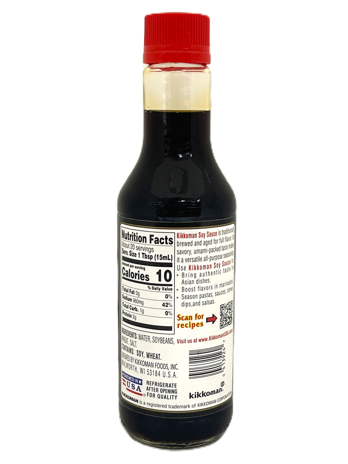 KIKKOMAN SOY SAUCE (10oz)