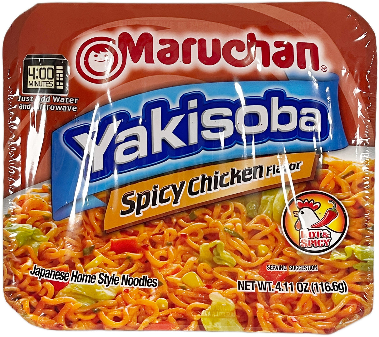 MARUCHAN YAKISOBA NOODLE BOWL - SPICY CHICKEN (4.11oz)