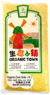ORGANIC TOWN CORN GRITS - THIN (2lb)