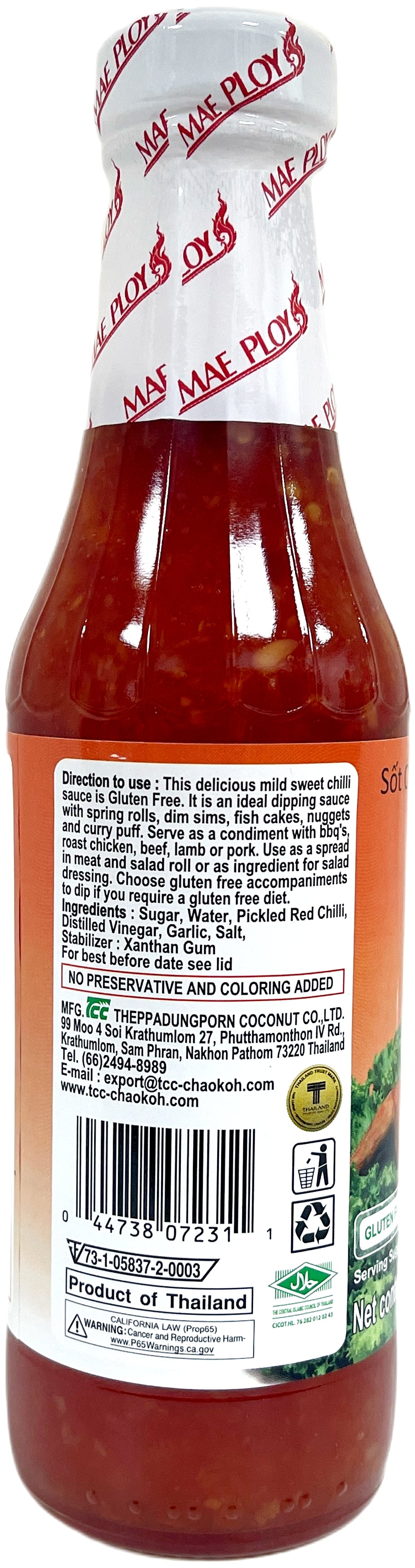 MAE PLOY SWEET CHILI SAUCE (10oz)