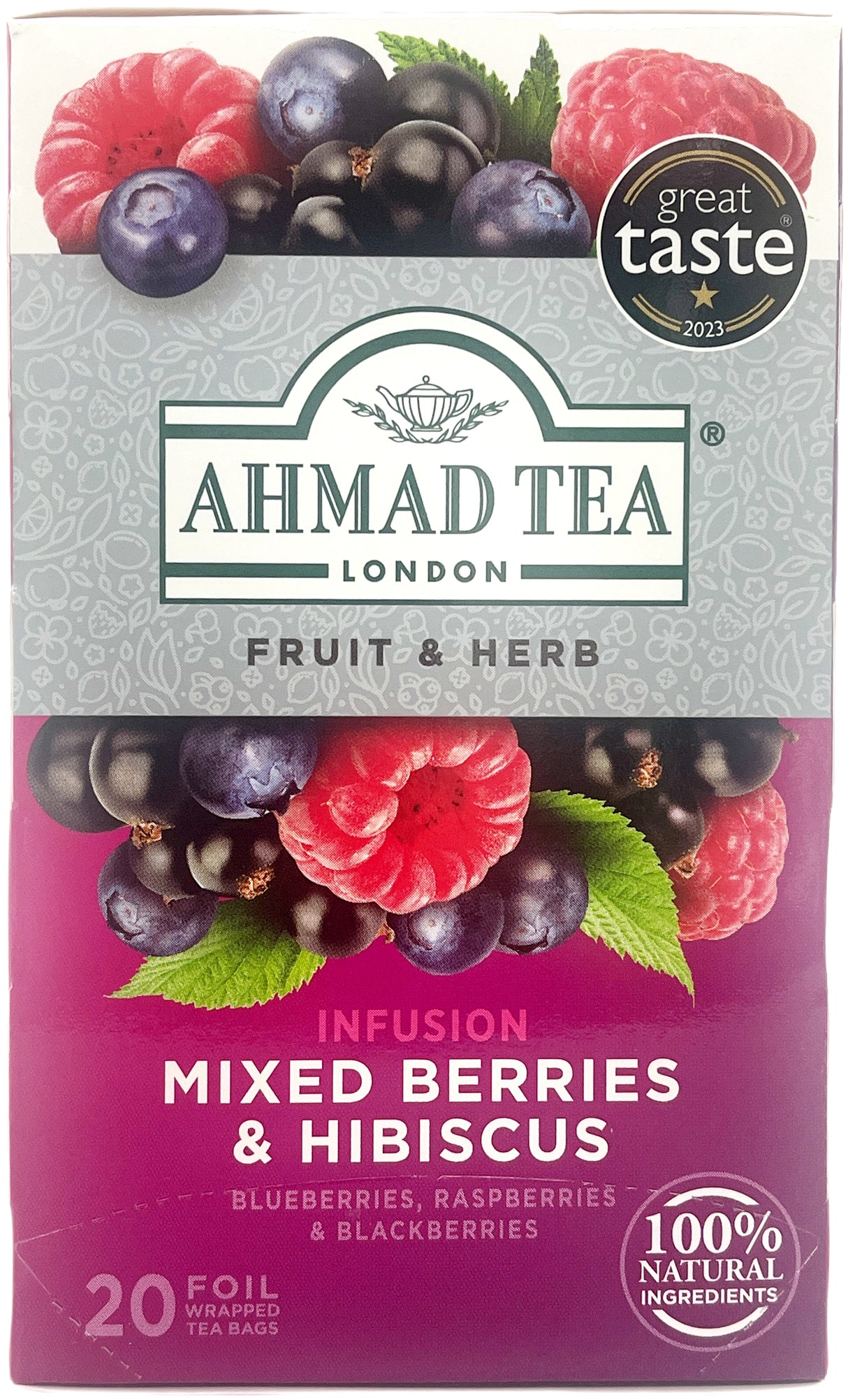 AHMAD TEA INFUSION 20CT - MIXED BERRIED & HIBISCUS