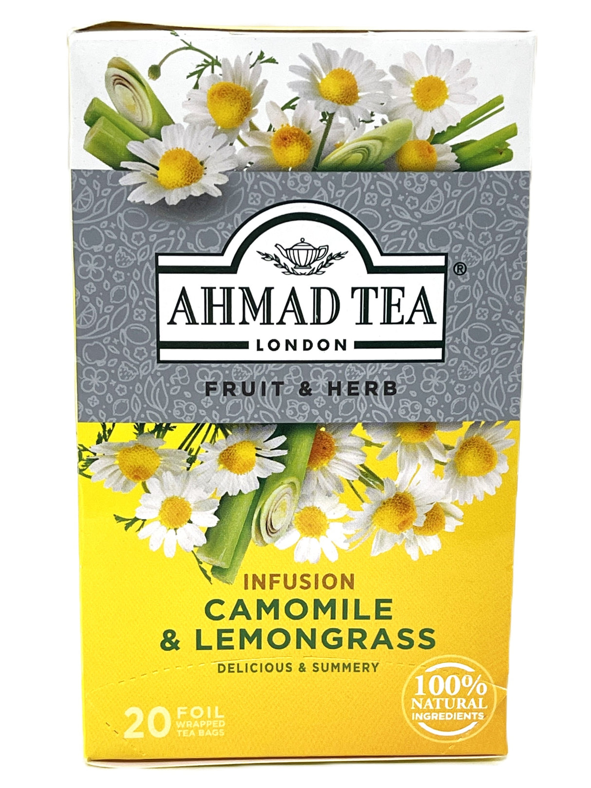 AHMAD TEA INFUSION 20CT - CAMOMILE & LEMONGRASS