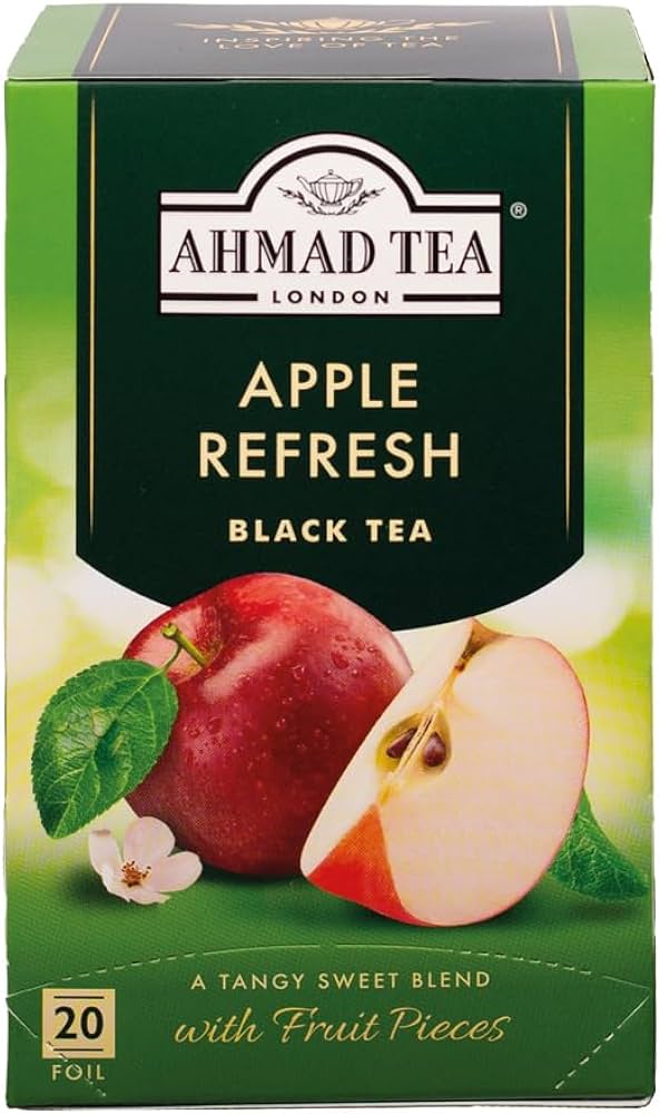 AHMAD TEA 20CT - APPLE REFRESH BLACK TEA