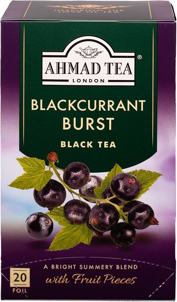 AHMAD TEA 20CT - BLACKCURRENT BURST BLACK TEA
