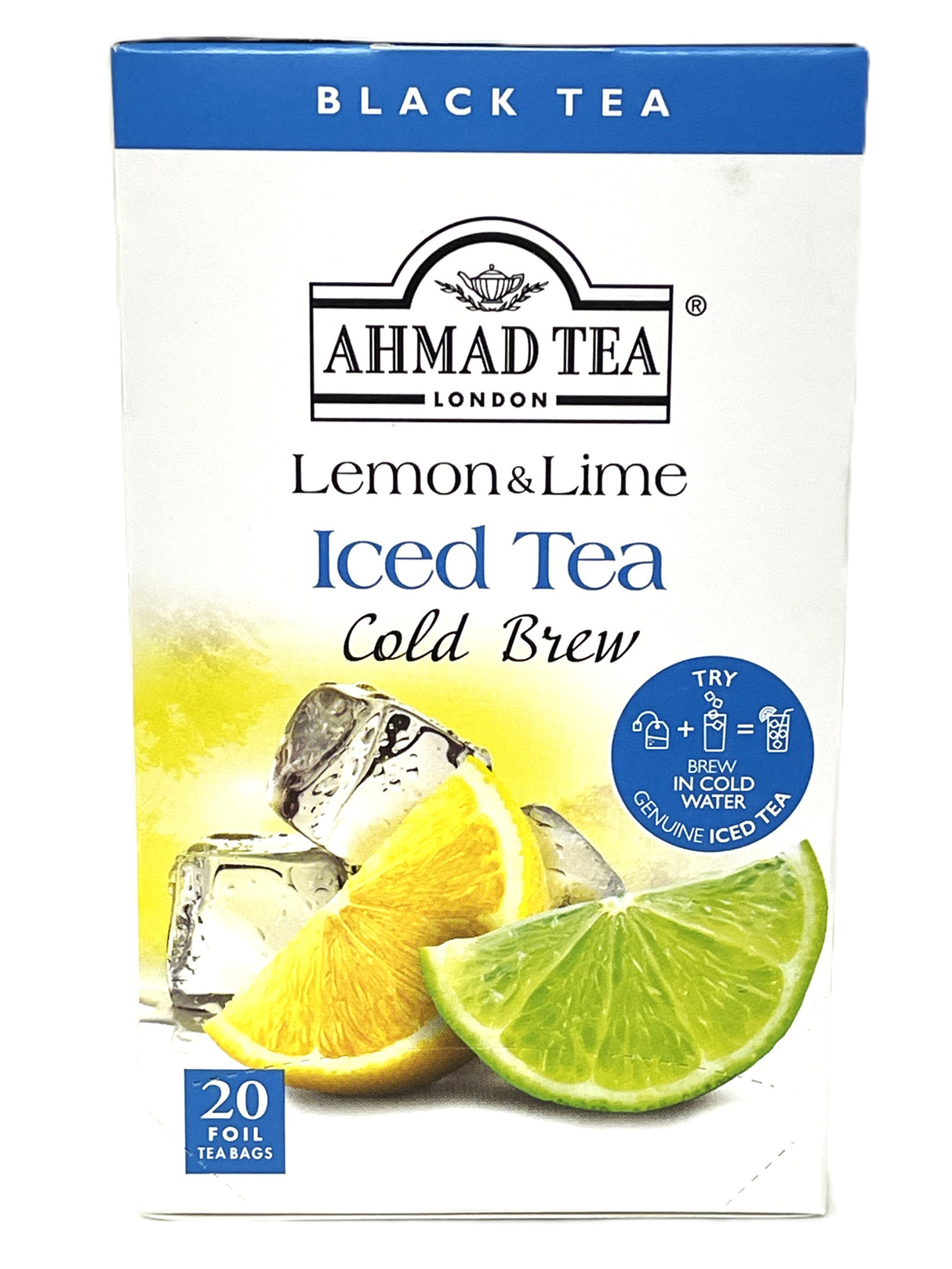 AHMAD TEA COLD BREW 20CT - LEMON & LIME