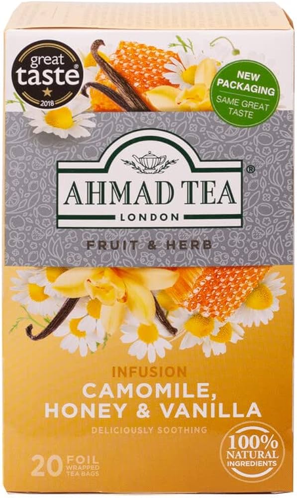 AHMAD TEA INFUSION 20CT - CAMOMILE, HONEY, & VANILLA