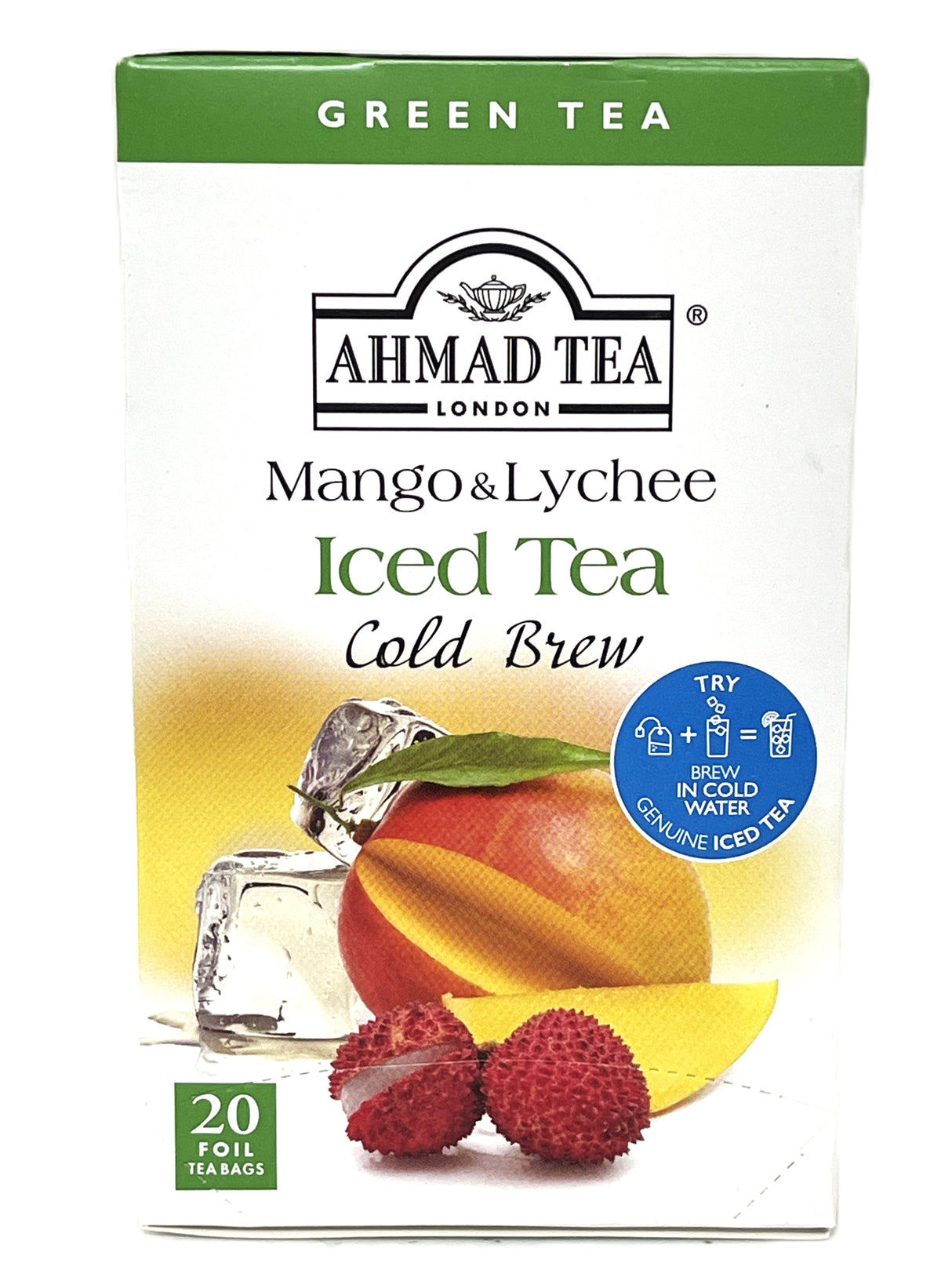 AHMAD TEA COLD BREW 20CT - MANGO & LYCHEE
