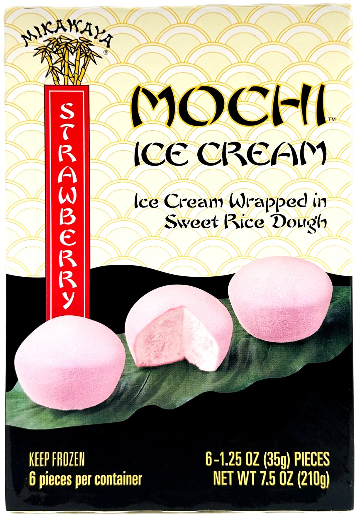 MIKAWAYA MOCHI ICE CREAM  6PC - STRAWBERRY
