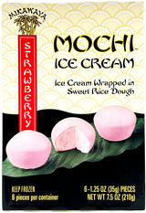 MIKAWAYA MOCHI ICE CREAM  6PC - STRAWBERRY