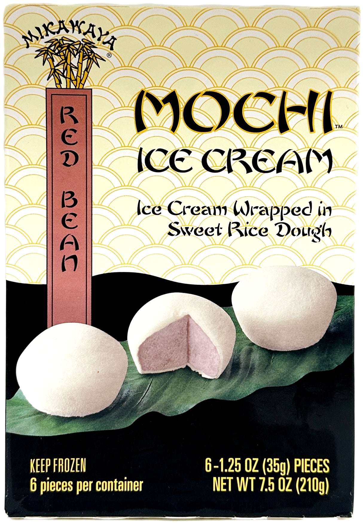 MIKAWAYA MOCHI ICE CREAM  6PC - RED BEAN