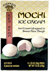 MIKAWAYA MOCHI ICE CREAM  6PC - RED BEAN