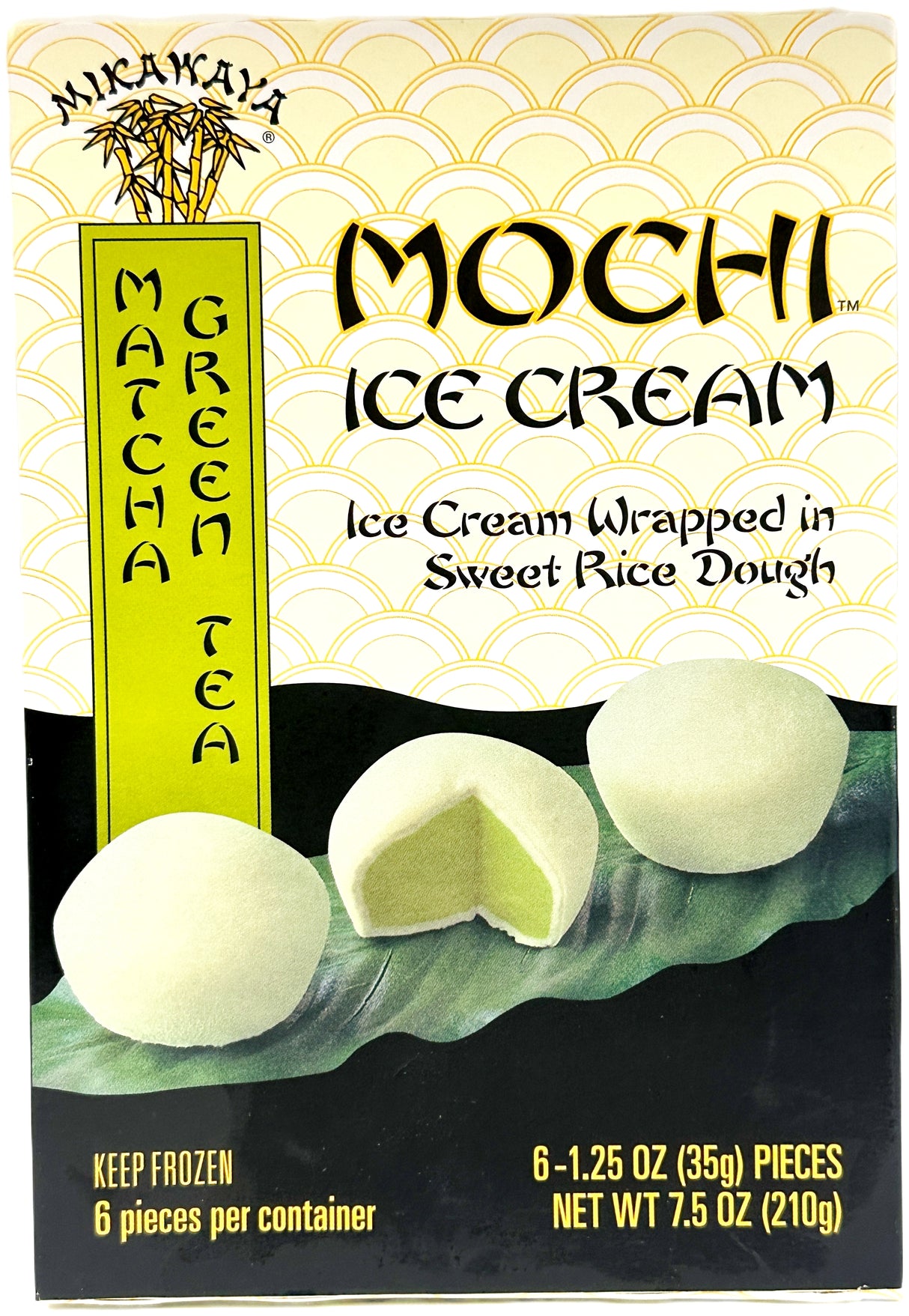 MIKAWAYA MOCHI ICE CREAM  6PC - MATCHA GREEN TEA